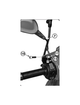 Kit di attacchi per 137A A137A Per KYMCO People S 50-12 taglia un - GIVI - FashionsVida