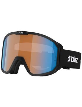 Skibrille Rave Matte Black Orange Blue schwarz