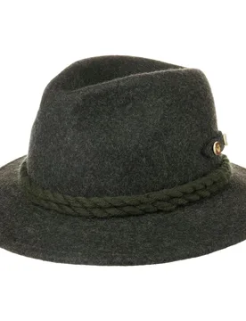 Traditional Hat with Decorative Buttons - anthracite - Size: M (56-57 cm) - Hatshopping.co.uk - FashionsVida
