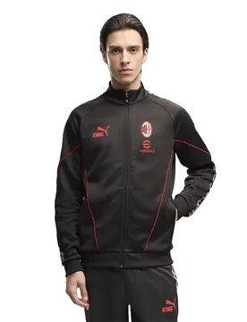 Veste Ac Milan 26/27 King Anthem Flat Dark Gray / For All Time Red M Homme - Puma - FashionsVida