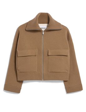 Jacke COTTON-WOOL camel XXL damen