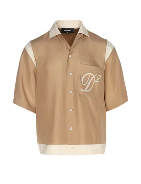 Camisa de seda naranja 52 - Dsquared2 - FashionsVida