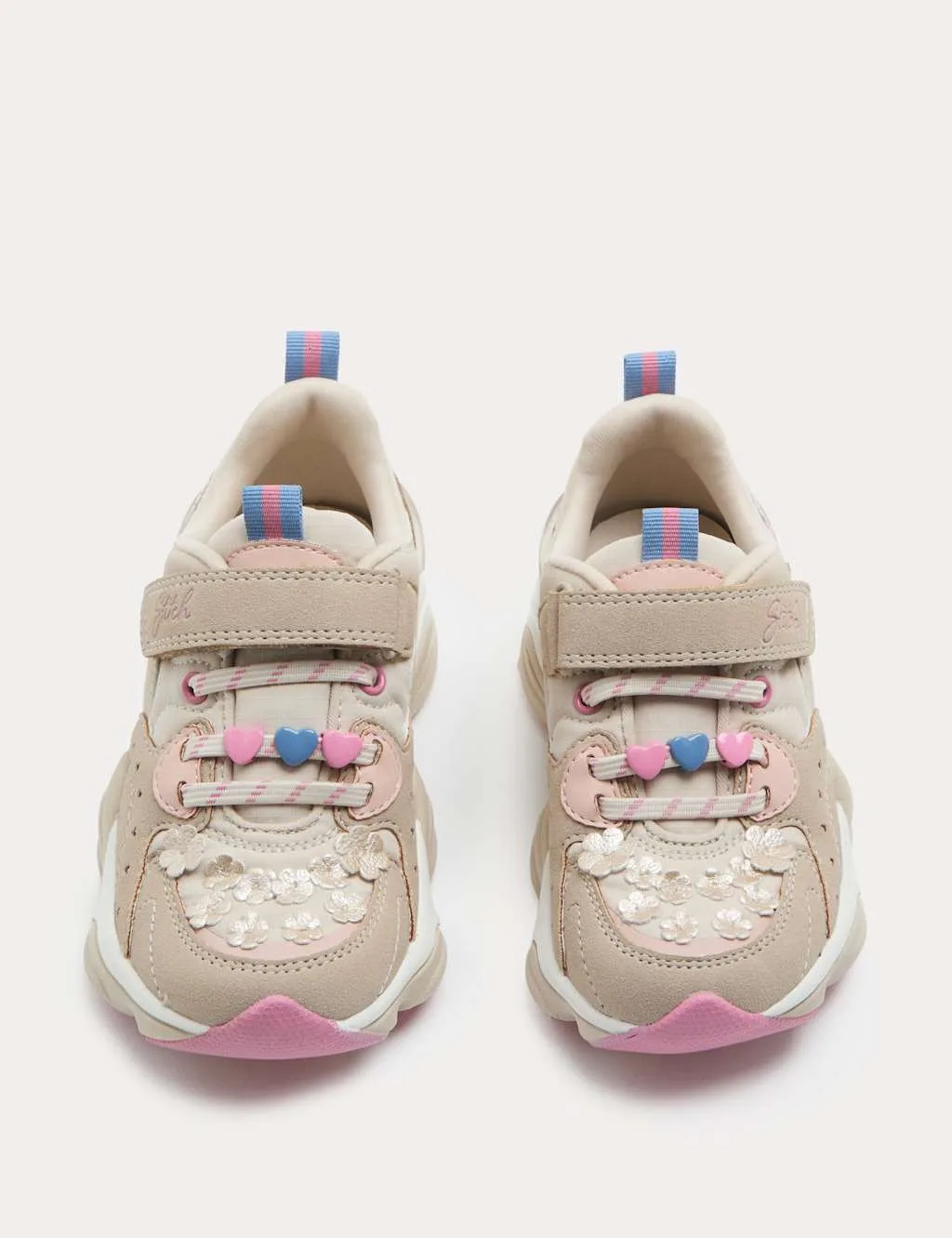 Kids' Lilo & Stitch™ Trainers (4 Small - 2 Large) Cream Mix Female - M&S - FashionsVida
