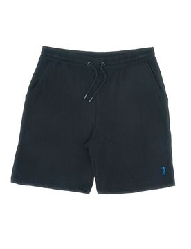 Bermuda neri in cotone con logo ricamato Us golf BE001 M