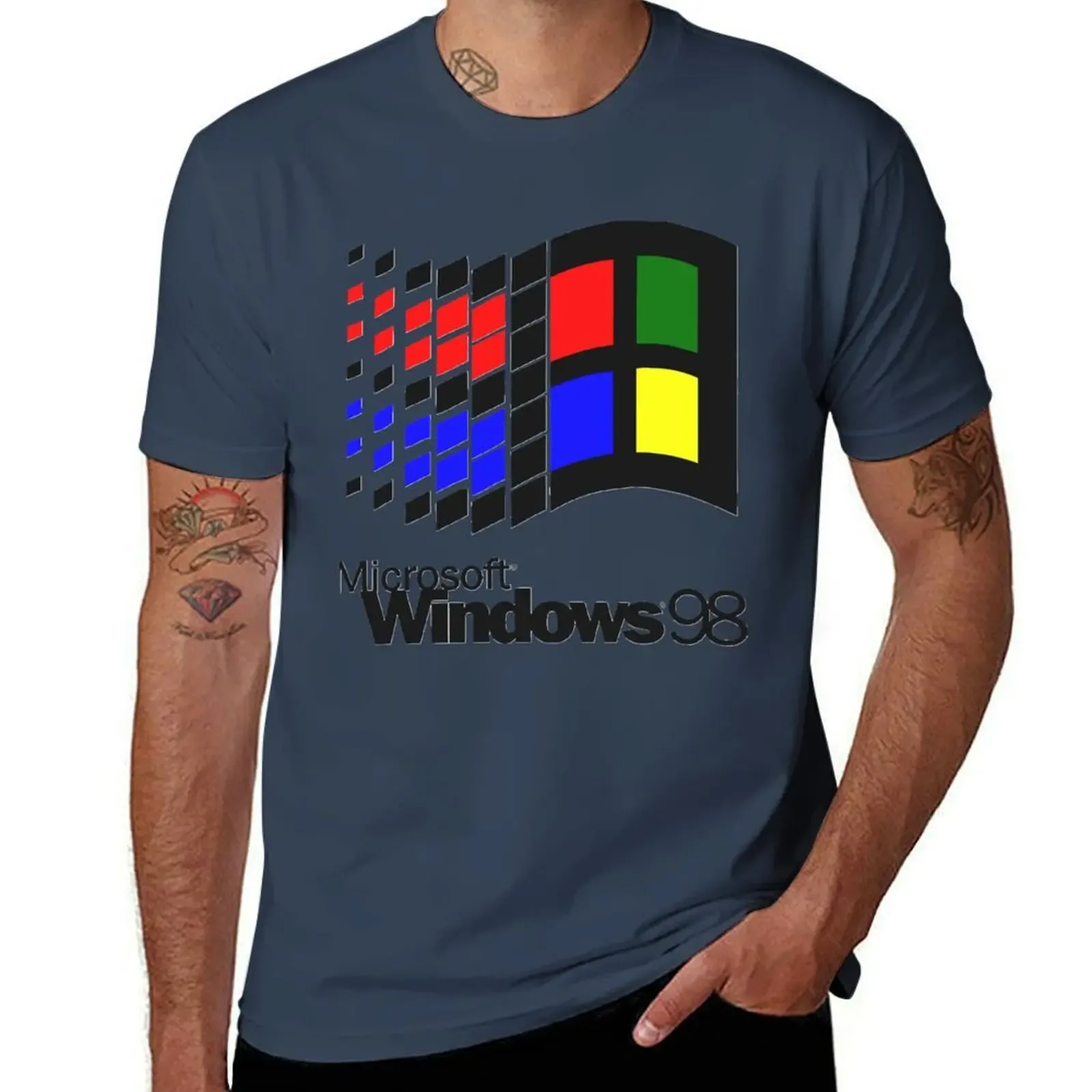Microsoft Windows 98 T-Shirt Lightweight Sport Basic T-Shirt - Aliexpress - FashionsVida