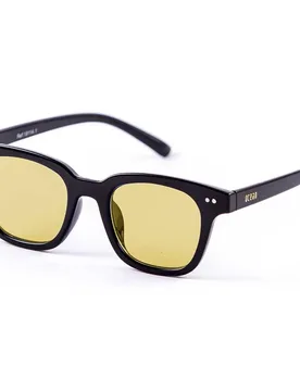 Soho Sunglasses Shiny Black Yellow/CAT2 Men,Women - Ocean Sunglasses - FashionsVida