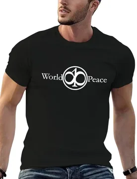 MDE World Peace Logo T-Shirt t shirt men 100% cotton luxury brand man t shirt designer t shirts cotton 100% T-shirt - Aliexpress - FashionsVida
