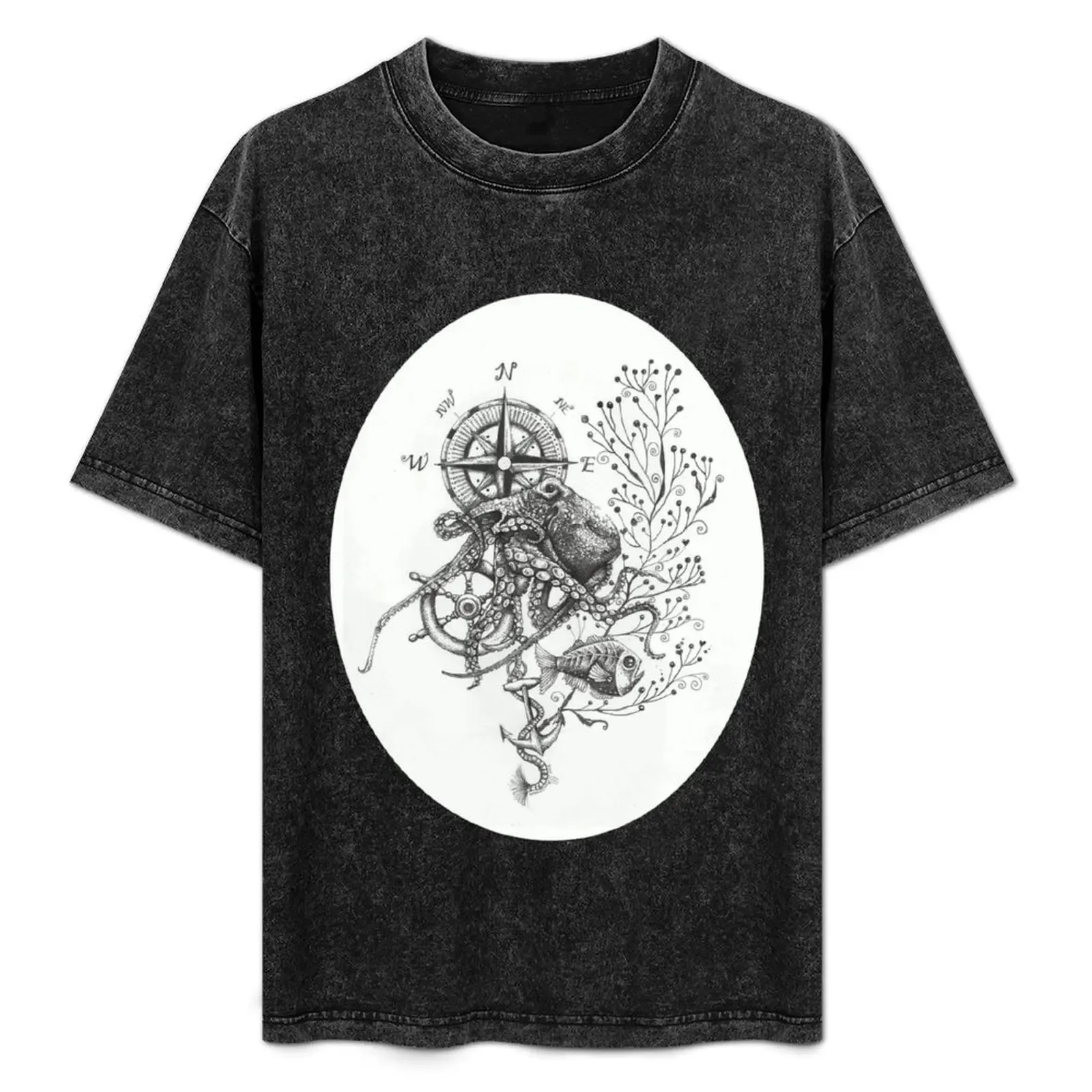 Octopus's garden T-Shirt Functional Casual Short Sleeve Tee - Aliexpress - FashionsVida