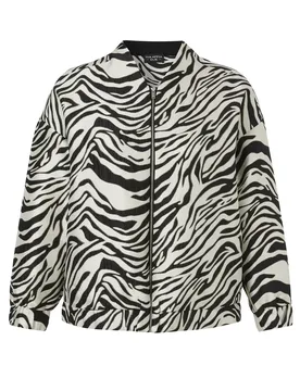 Blouson Kragen 1/1 Arm Zipper female - 52 - FashionsVida