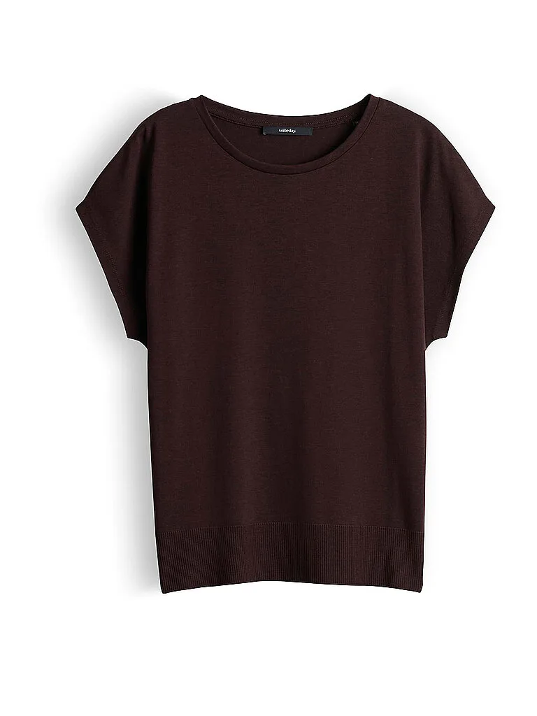 Blusenshirt KAJA marrón 42 - someday - FashionsVida