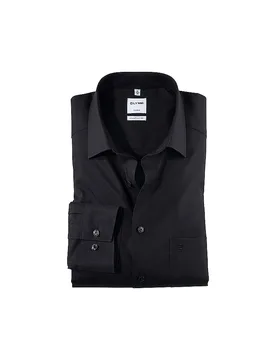 Olymp Camicia Modern Fit nero 41 - Olymp - FashionsVida