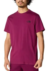 Mens Ss Simple Dome T Shirt Boysenbery - Wine Cotton - Size X-Small