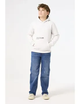 Sweat à Capuche T43661 White Melee 12-13 Années Garçon
