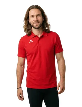 Polo à Manches Courtes Team Sport Red M