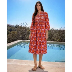 Vestido pliegues Anaran