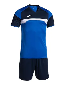 Ensemble à Manches Courtes Danubio Iii Royal / Navy S - Joma - FashionsVida