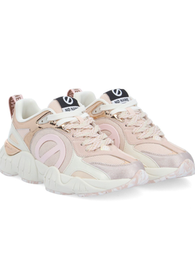 NO NAME scarpa donna rosa/oro