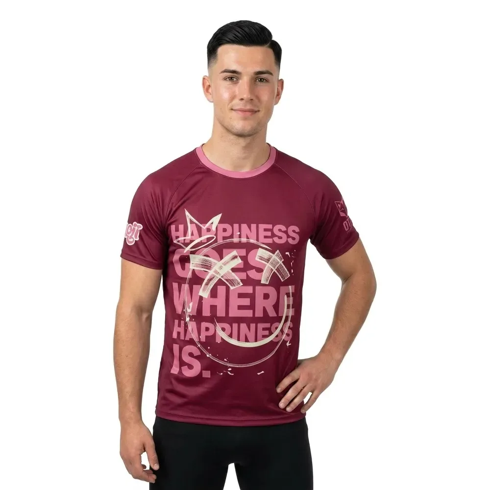 Emoji Happiness Short Sleeve T-shirt Multicolour S Men - OTSO - FashionsVida