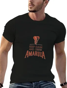 Keep Calm And Drink Amarula T-Shirt Plus Size Outdoor Casual Top - Aliexpress - FashionsVida