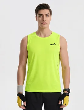 LUCEN 2026 Summer Men's New Style Moisture-Wicking Sports V-Neck Shirt Outdoor Lightweight Simple Style Printed Vest T-Shirt Top - Aliexpress - FashionsVida