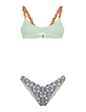 Bikini Top Fantasia Verde/marrone MF23-0441X1