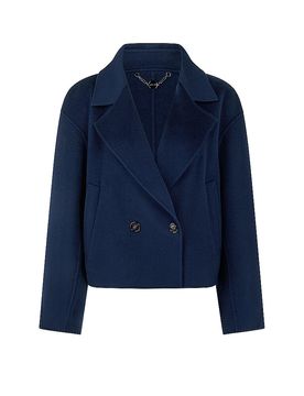 Wolljacke azul oscuro 34