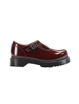 Mocasines REJENA MJ rojo oscuro 41