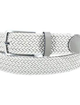 Gürtel Braided Two Tone, beige/weiss 100_cm - Fenix - FashionsVida