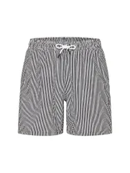 Herren Badeshorts Striped dunkelblau S M