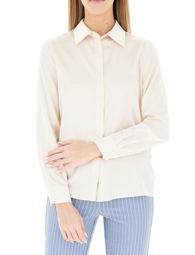 Camicia in satin CHAMPAGNE 48