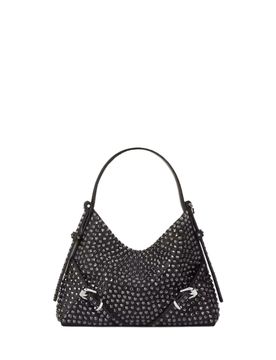 Nano Voyou Bag in Leather with Strass