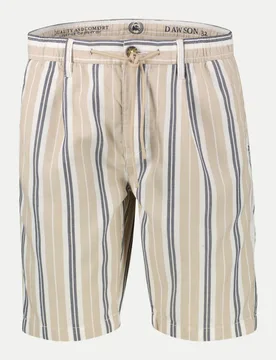Chino-Shorts mit Streifenmuster Beige 33 - Lerros - FashionsVida