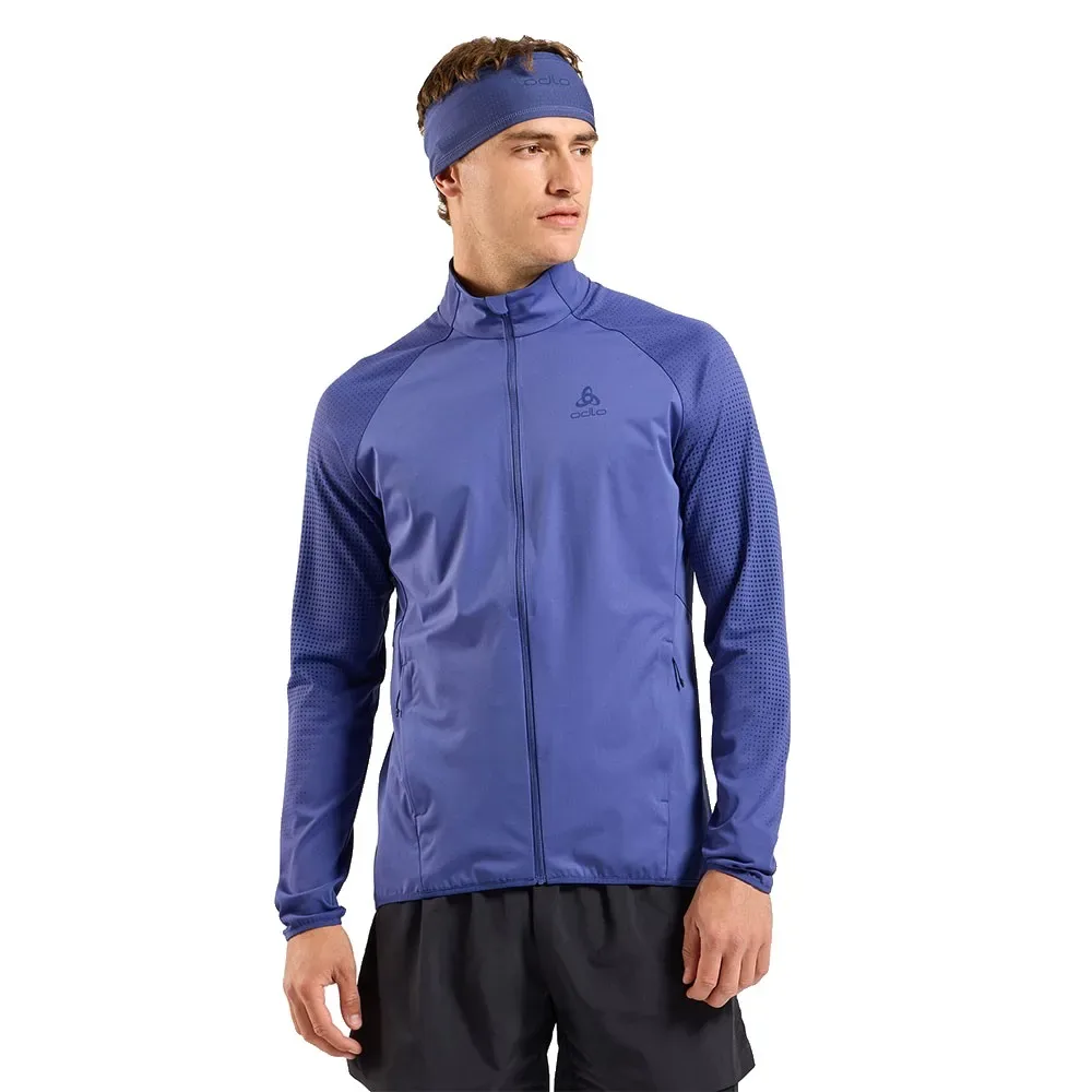 Giacca Zeroweight Warm Hybrid Skipper Blue L - Odlo - FashionsVida