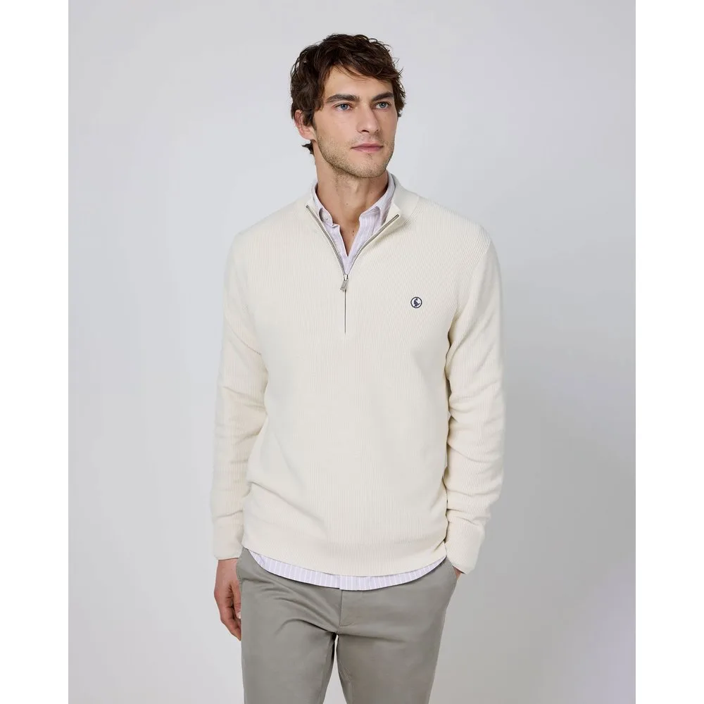 Jersey de hombre punto inglés con cremallera - El Ganso - FashionsVida