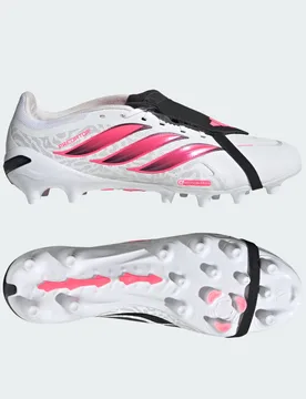 Scarpa da calcio Predator League Fold-Over Tongue Artificial Ground 41 1/3 Cloud White / Solar Turbo / Core Black - Adidas - FashionsVida