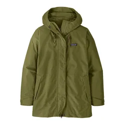 Women's Outdoor Everyday Rain Jacket - Caper Green