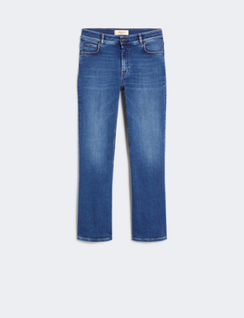 Jeans skinny donna blu medio