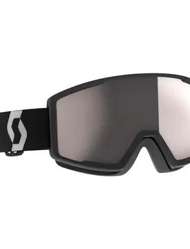 Masque De Ski Factor Pro Mineral Black / White Enhancer Silver Chrome/CAT2 Homme