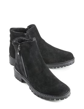 Hallux-Stiefelette Kuschelweich - Schwarz - female - Size: 40