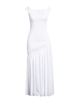 Maxi-Kleid Damen Weiß 32,34,36 Damen