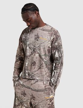 Lua Waffle Longsleeve T-Shirt - Herren, Grün - male - Size: M