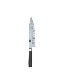 Kochmesser mit Kullenschliff Shun Classic silber baby