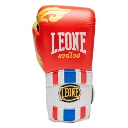 Gants De Boxe Artificiels Cuir Thai Style Red 12 oz