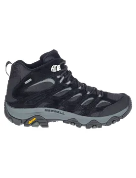Chaussure de randonnée en GORE-TEX - Moab 3 Mid Gtx Black/Grey en Matières Recyclées - Taille 43 - Noir - Merrell - FashionsVida