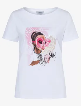 Shirt with Statement Print female
