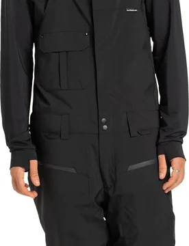 Stretch Snowboard Latzhose Paramo Stretch 20k Bib True Black für Herren Größe M schwarz - Quiksilver - FashionsVida