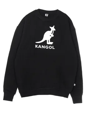 Felpa Leggera Girocollo Uomo Conrad Black/off White - Kangol - FashionsVida