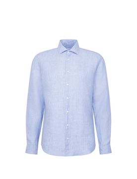 Chemise regular à poche en coton