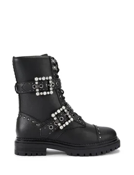 Women's 'Tank' Boots in Black Size: 3 - Black - Size: 3 - KG Kurt Geiger - FashionsVida