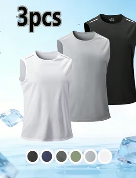 Piezas Top sin mangas casual para hombre, cómodo y duradero para uso diario y deportes - Shein - FashionsVida